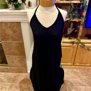 BCBGeneration Black Halter Maxi Dress NWT Mid-2010s Small
